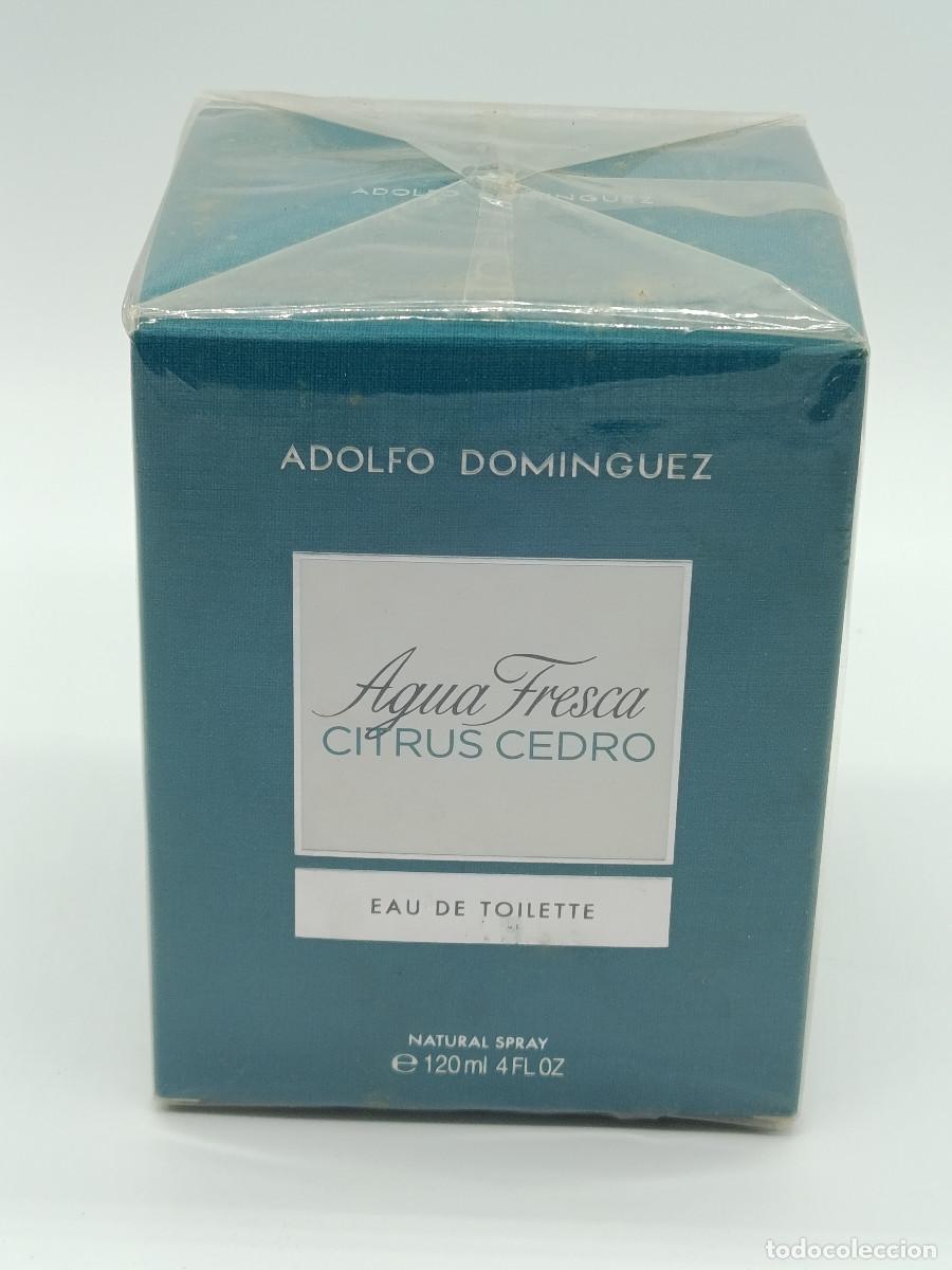 Miniaturas de perfumes antiguos: COLONIA AGUA FRESCA CITRUS CEDRO ADOLFO DOMINGUEZ. EAU DE TOILETTE 120 ML. PRECINTADA. CS.