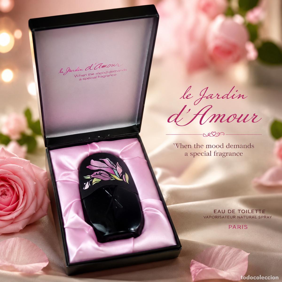Miniaturas de perfumes antiguos: Max Factor Le Jardin d'Amour Eau de Parfum 15ml | Vintage Raro | Presentaci&oacute;n de Lujo |