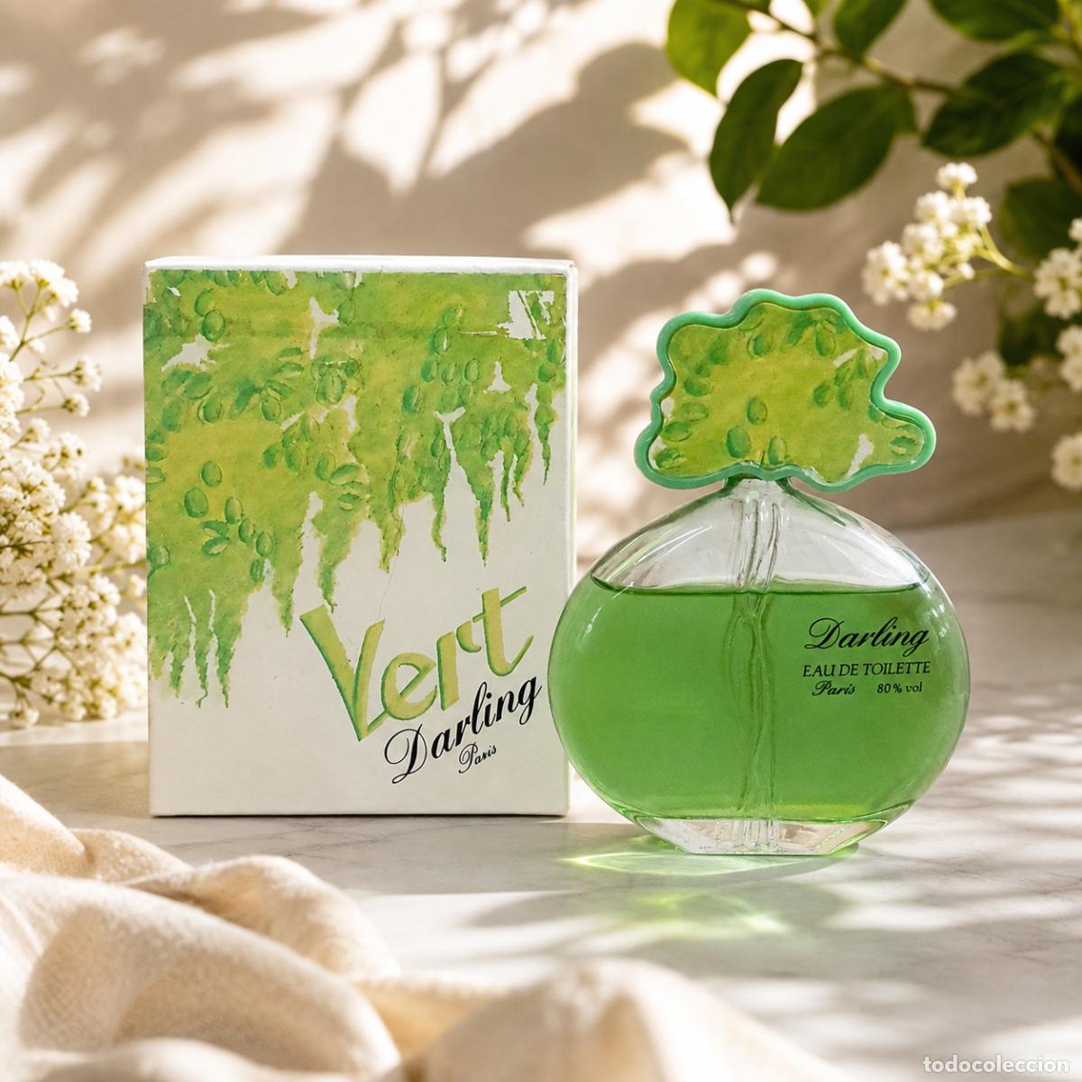 &Eacute;chantillons de parfums anciens: Darling Vert Paris Eau de Toilette 100ml | Vintage Raro | Descatalogado | &Uacute;ltima Unidad