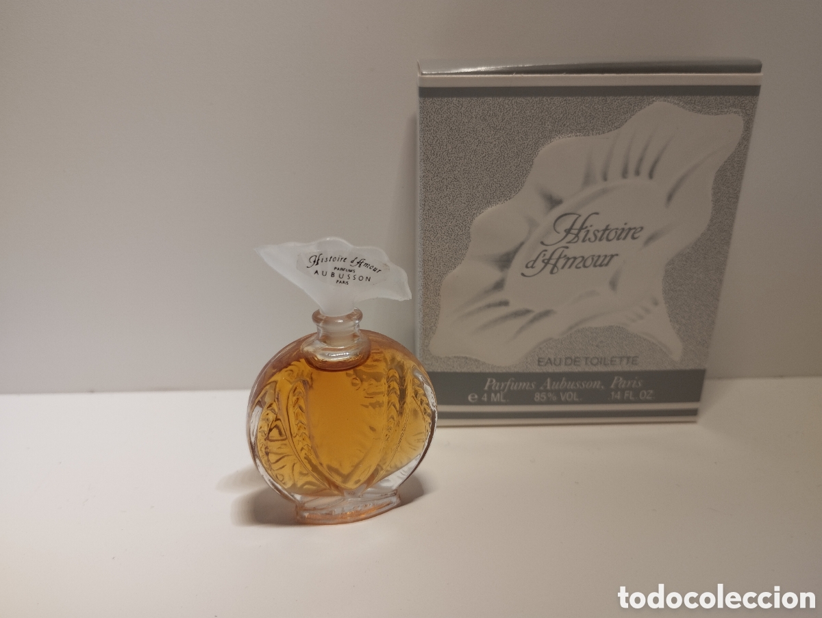 Miniaturas de perfumes antiguos: Miniatura de perfume Histoire d'Amour de Aubusson