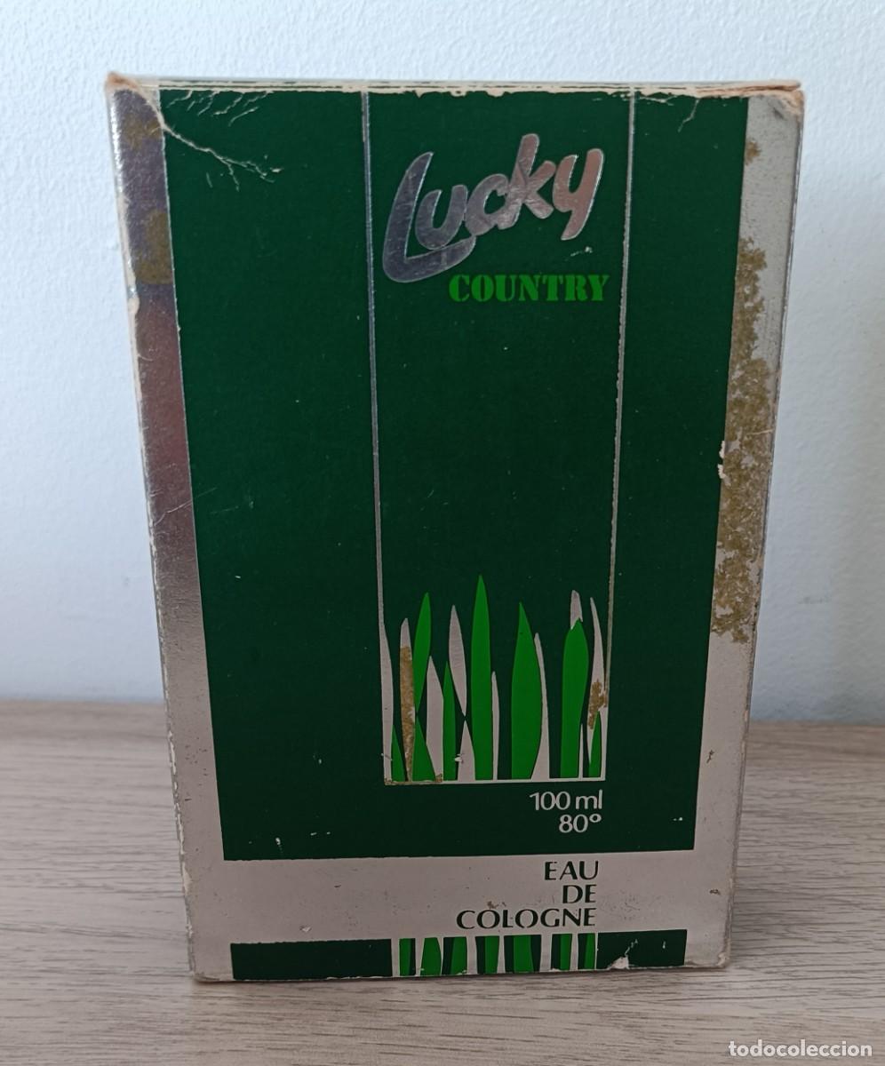 Miniaturas de perfumes antiguos: Frasco de Colonia LUCKY COUNTRY, M&aacute;s, 100 ml, Agua de Colonia, Perfume, en Caja