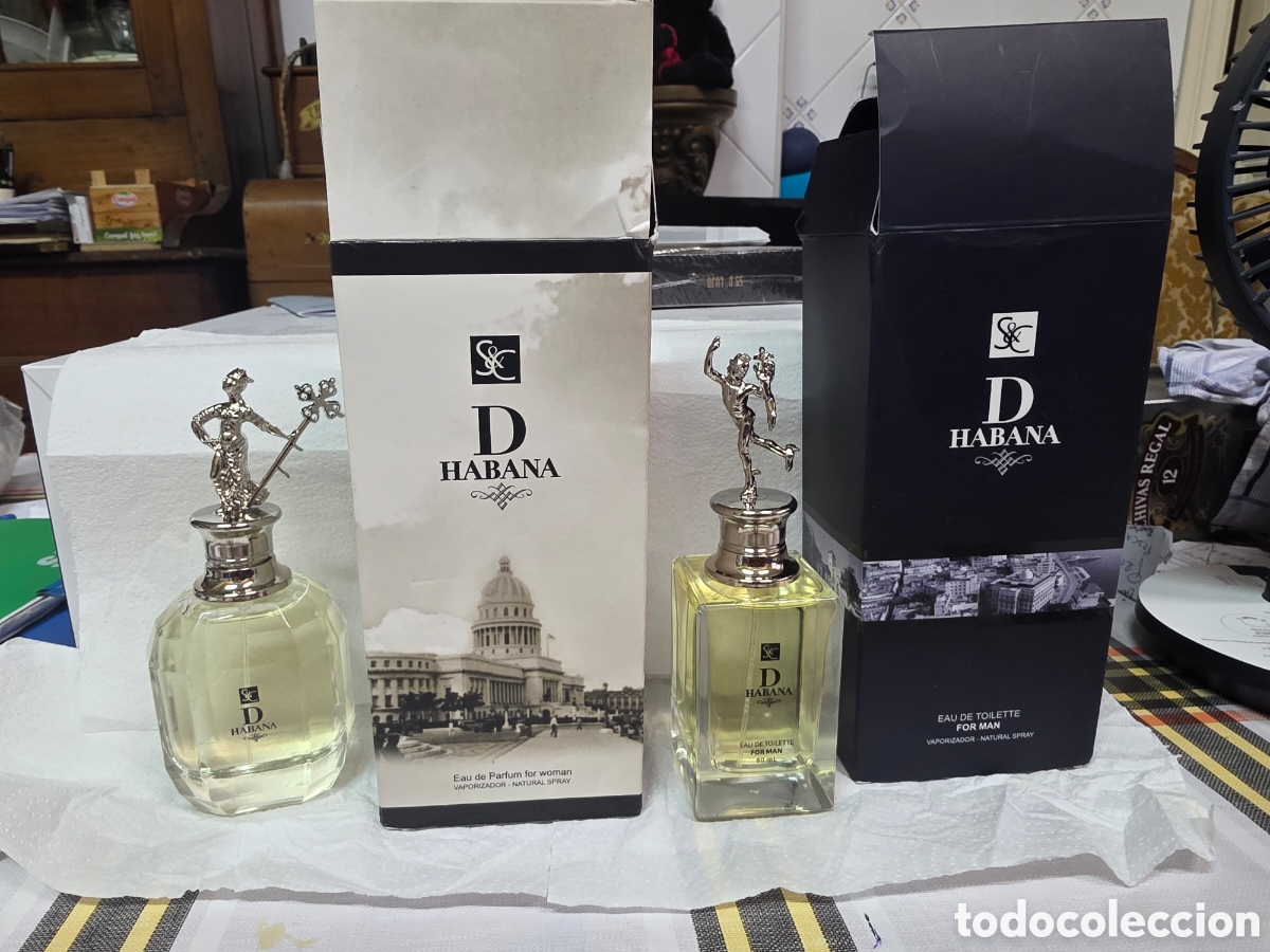 Miniaturas de perfumes antiguos: Perfumer&iacute;a ( 100ml)homenaje al 500 aniversario de la fundaci&oacute;n de La Habana .