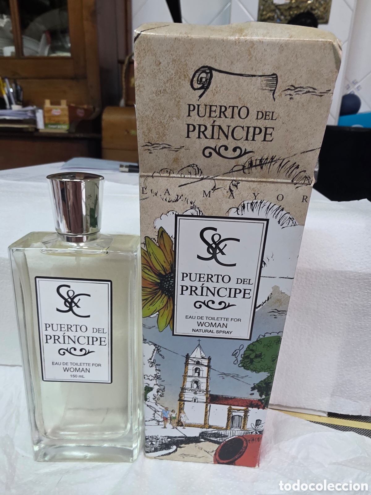 Miniaturas de perfumes antiguos: EAU DE TOILETTE HOMENAJE A PUERTO DEL PR&Iacute;NCIPE / SUCHEL - Cuba