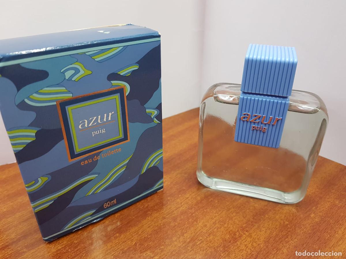 Miniaturas de perfumes antiguos: COLONIA AZUR PUIG- 60 ML