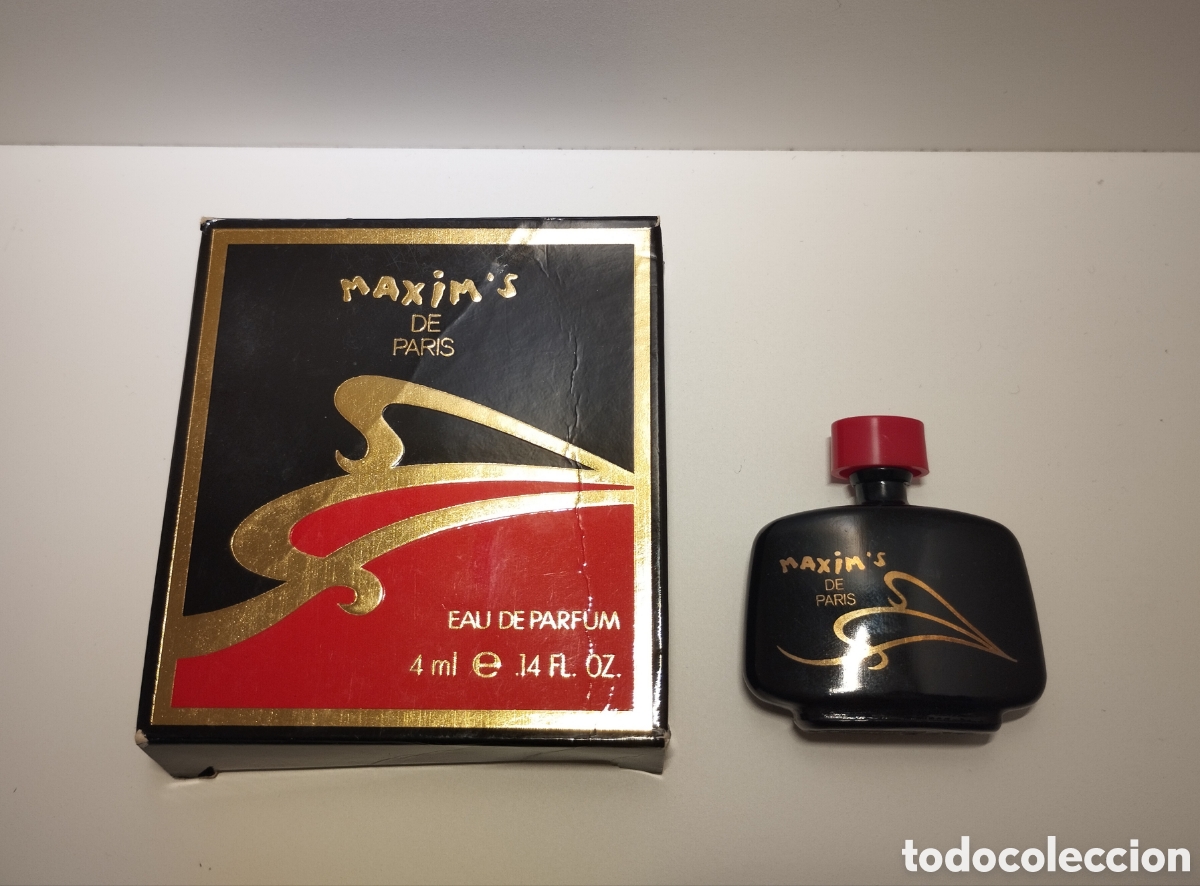 Miniaturas de perfumes antiguos: Miniatura de perfume Maxims de Paris - Foto 2