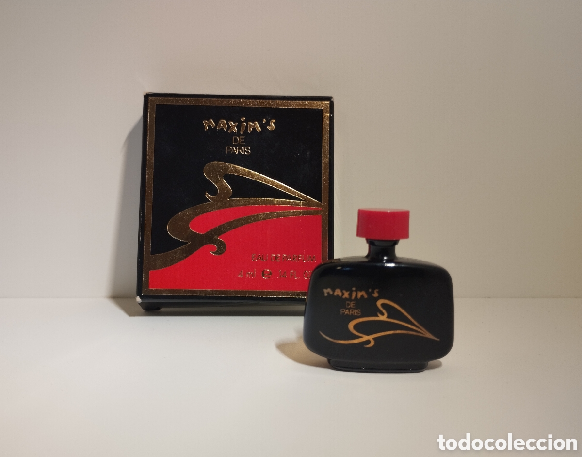 Miniaturas de perfumes antiguos: Miniatura de perfume Maxims de Paris - Foto 4