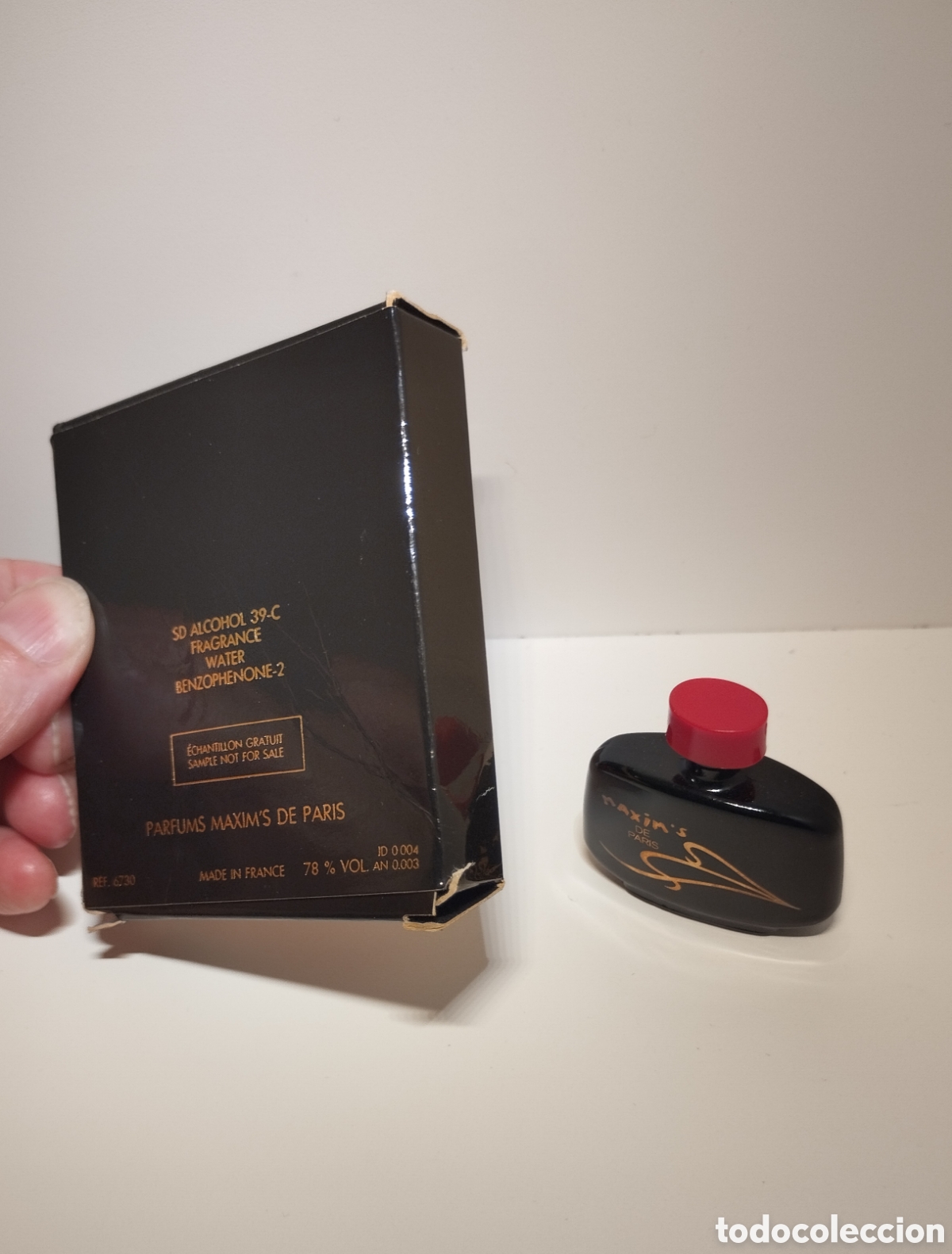 Miniaturas de perfumes antiguos: Miniatura de perfume Maxims de Paris - Foto 6