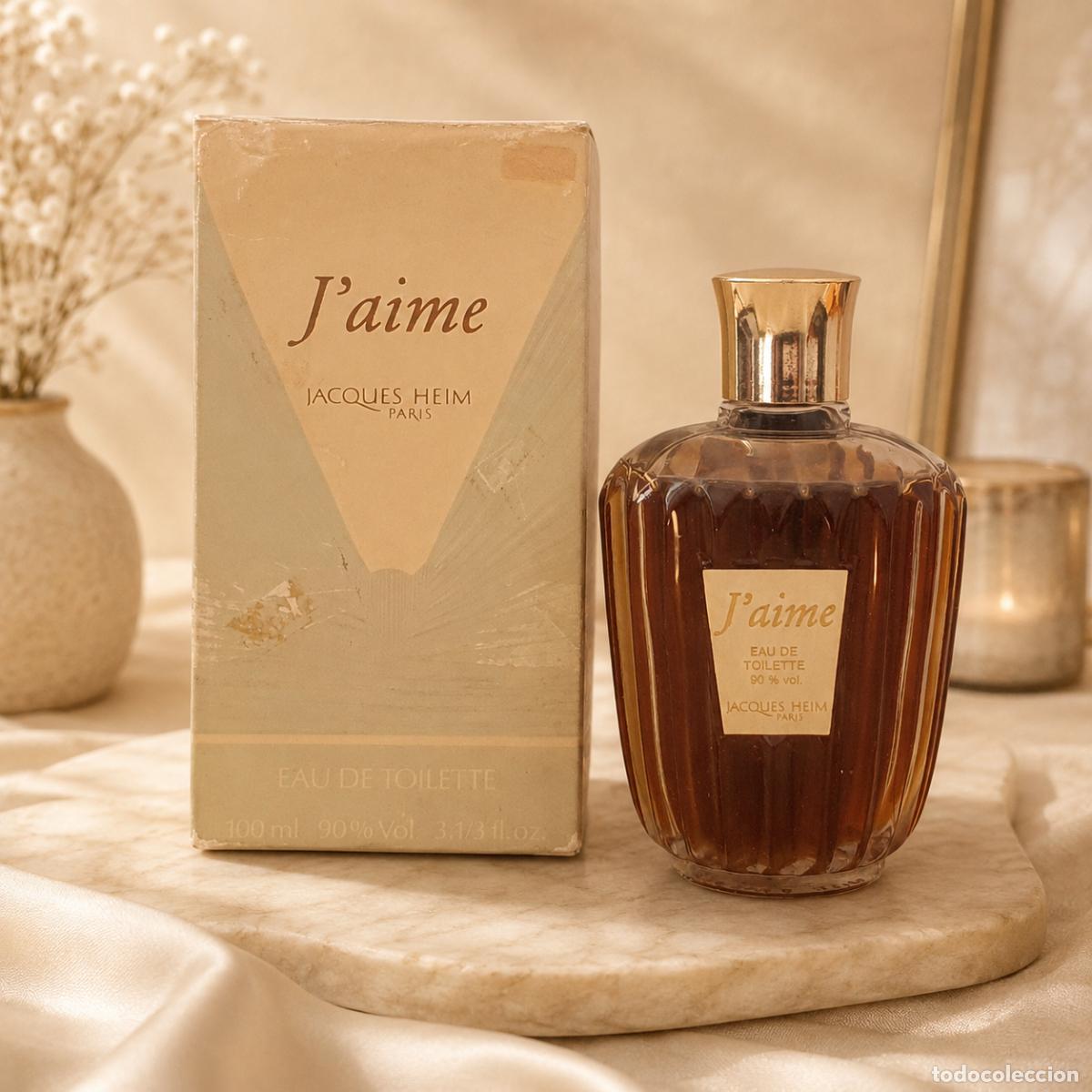 Miniatures of antique perfumes: Jacques Heim J'aime Eau de Toilette 100ml Flacon | Vintage Raro Descatalogado | &Uacute;ltima Unidad