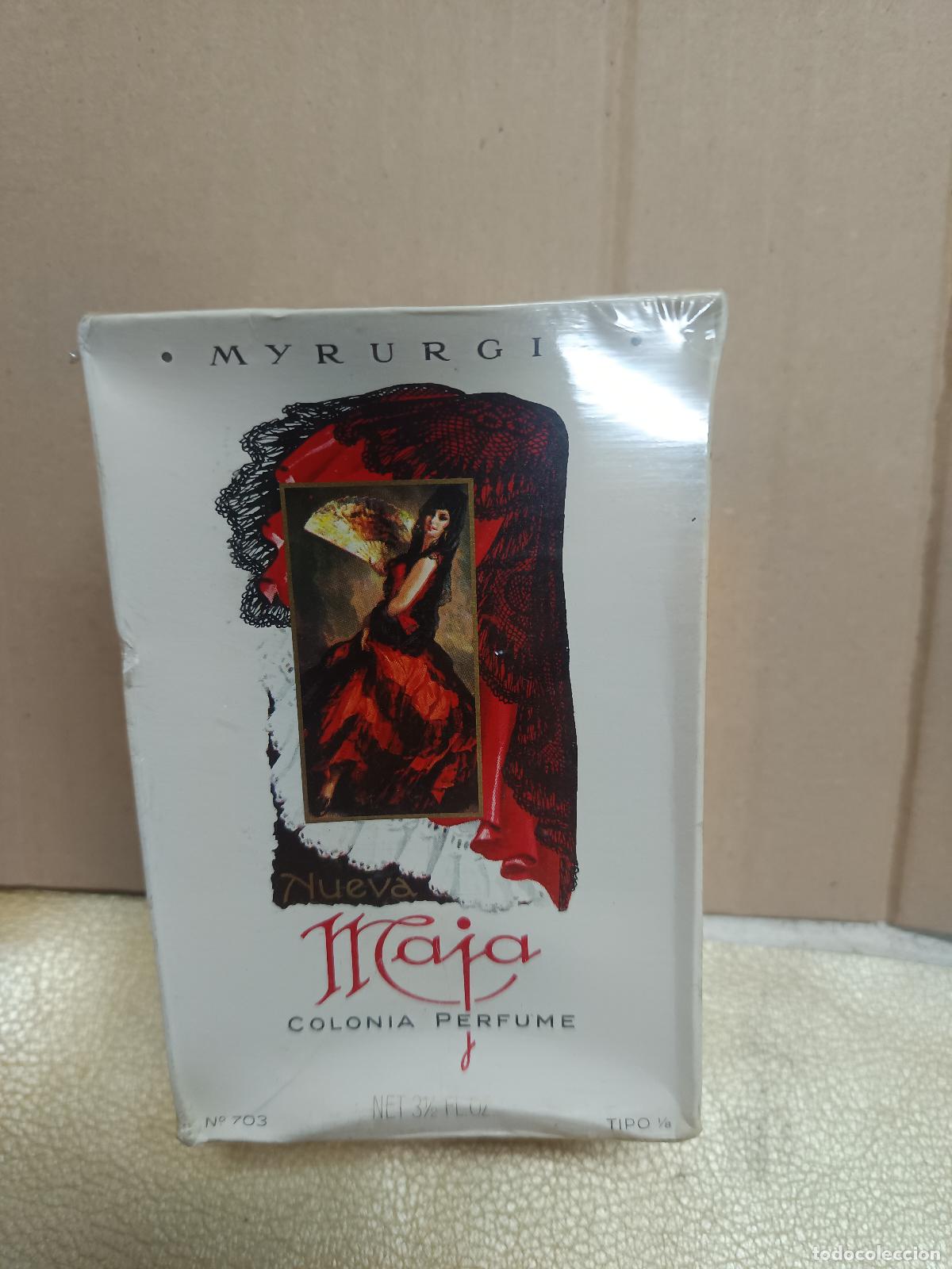 Miniaturas de perfumes antiguos: PRECINTADA&iexcl;&iexcl; 100ML-NUEVA MAJA MYRURGIA REF:703 TIPO 1/8 -COLONIA PERFUME-FRASCO BOTE BOTELLA ANTIGUA