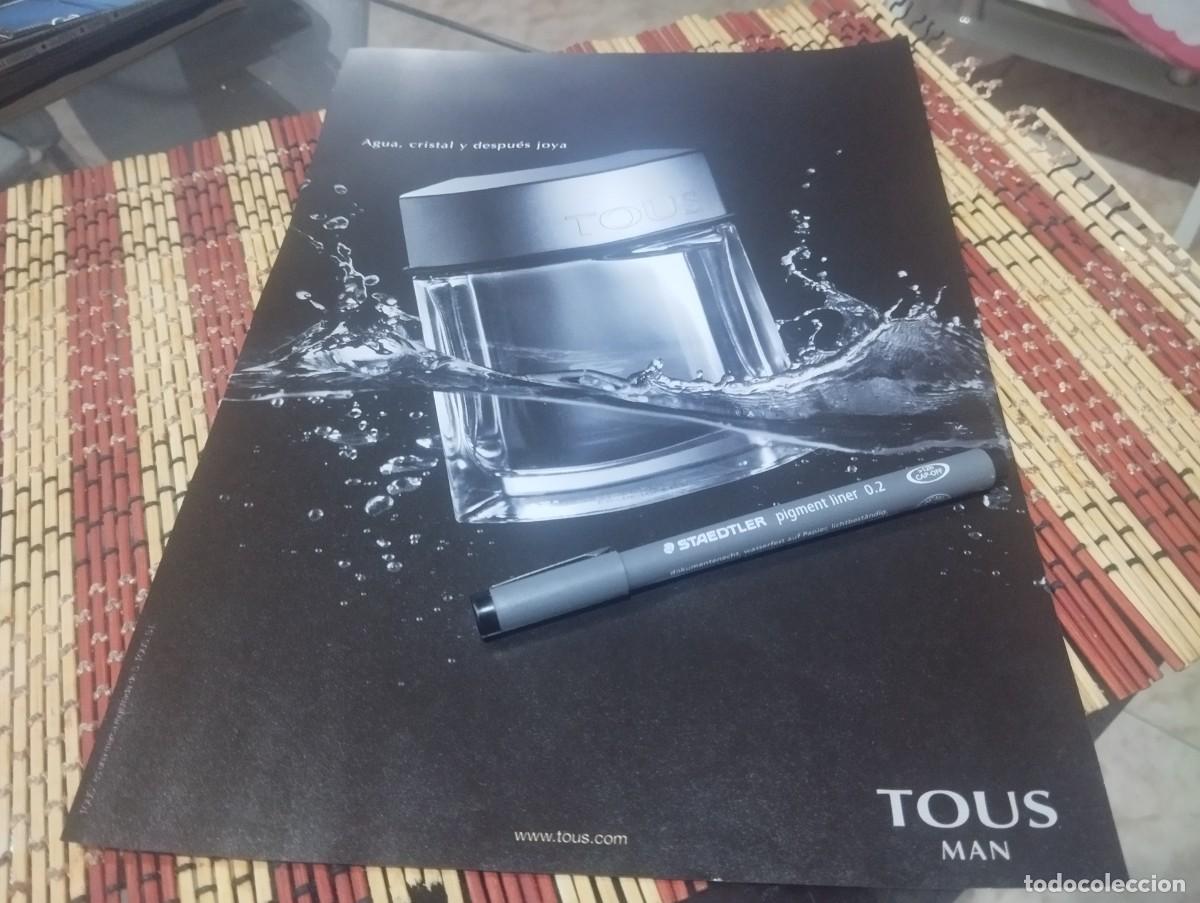 Miniaturas de perfumes antiguos: TOUS MAN PERFUME COLONIA HOMBRE CLIPPING ANUNCIO PUBLICIDAD REVISTA 2007 BONITO PARA ENMARCAR