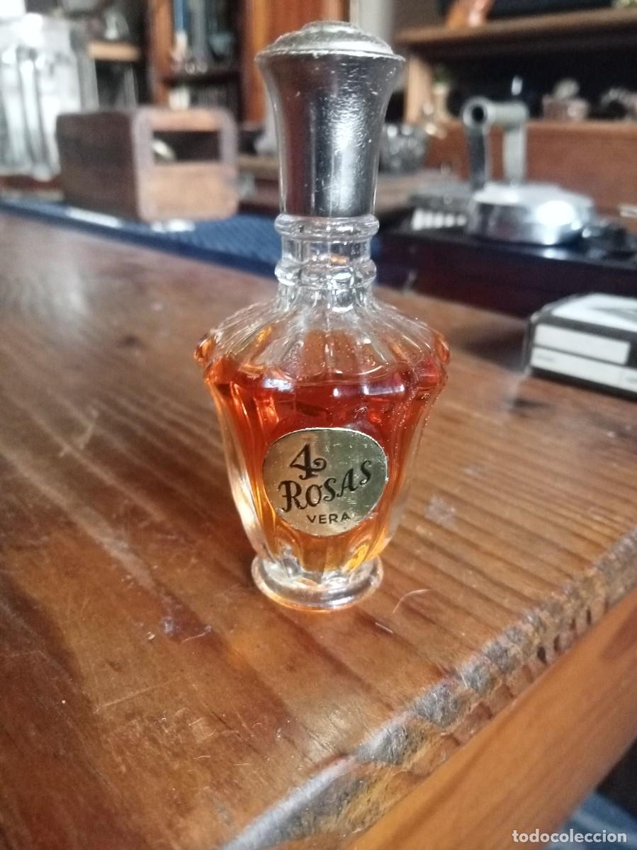 Miniaturas de perfumes antiguos: 4 ROSAS de VERA COLONIA