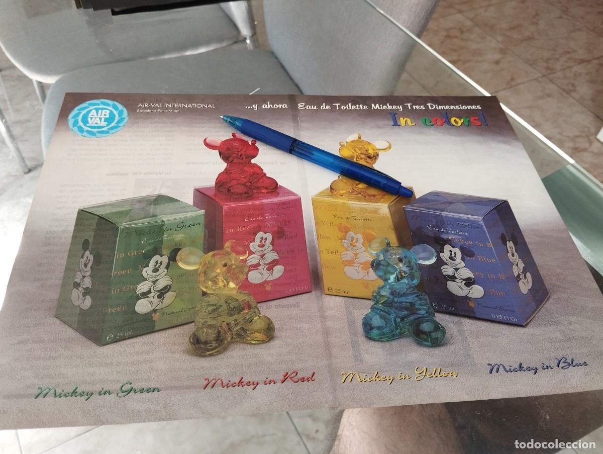 Miniaturas de perfumes antiguos: MICKEY TRES DIMENSIONES EN COLOR ESU DE TOILETTE COLONIA CLIPPING ANUNCIO PUBLICIDAD REVISTA 1988