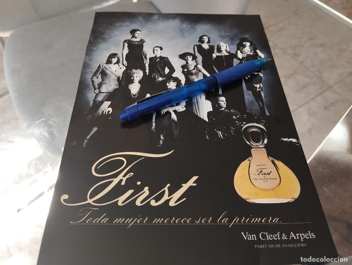 Miniaturas de perfumes antiguos: FIRST VAN CLEEF & ARPELS PERFUME CLIPPING ANUNCIO PUBLICIDAD REVISTA 1988 BONITO PARA ENMARCAR