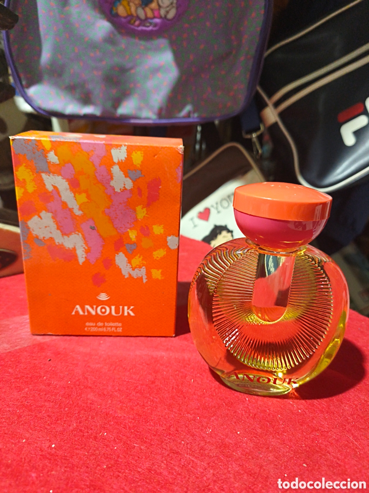 Miniaturas de perfumes antiguos: Colonia ANOUK de Williams 200 ml. En caja sin usar