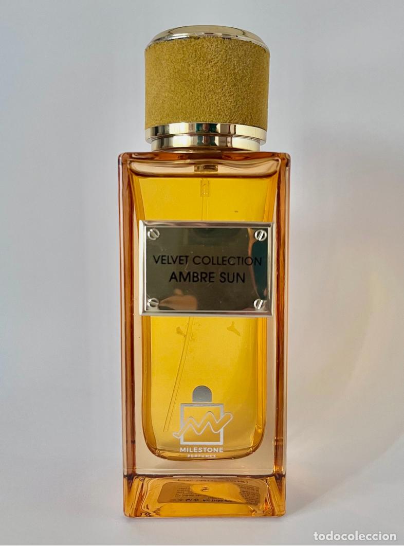 Miniaturas de perfumes antiguos: VELVET COLLECTION AMBRE SUN EDP de Milstone 100ml. ORIGINAL