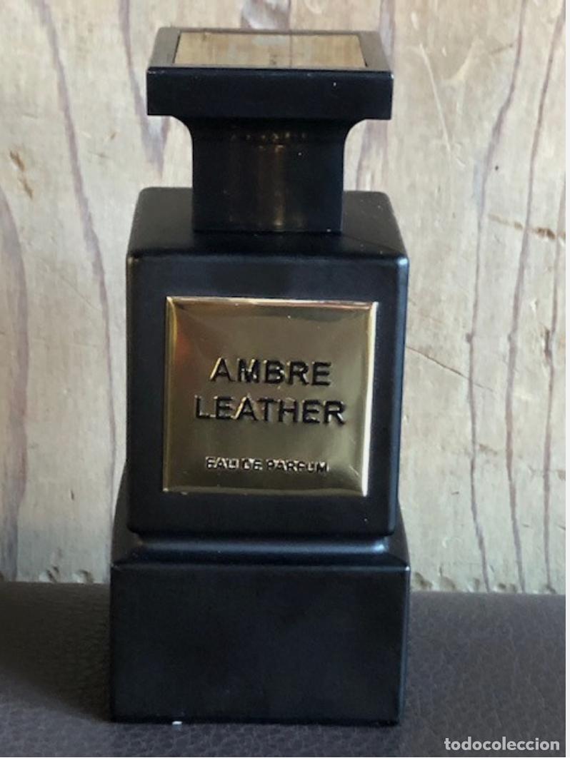 Miniaturas de perfumes antiguos: AMBRE LEATHER EDP de Milestone 100ml. ORIGINAL