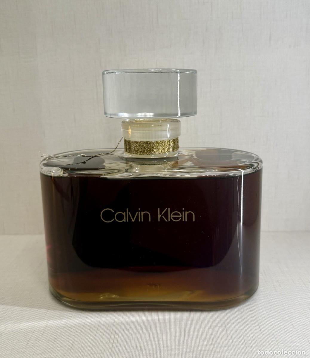 Miniaturas de perfumes antiguos: Calvin Klein Perfume Extracto Descatalogado 1978 1000 ml Raro Enorme Frasco