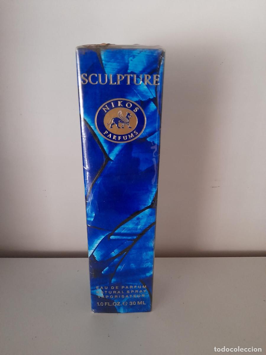Miniaturas de perfumes antiguos: SCULPTURE EDP de Nikos 30ml. VINTAGE