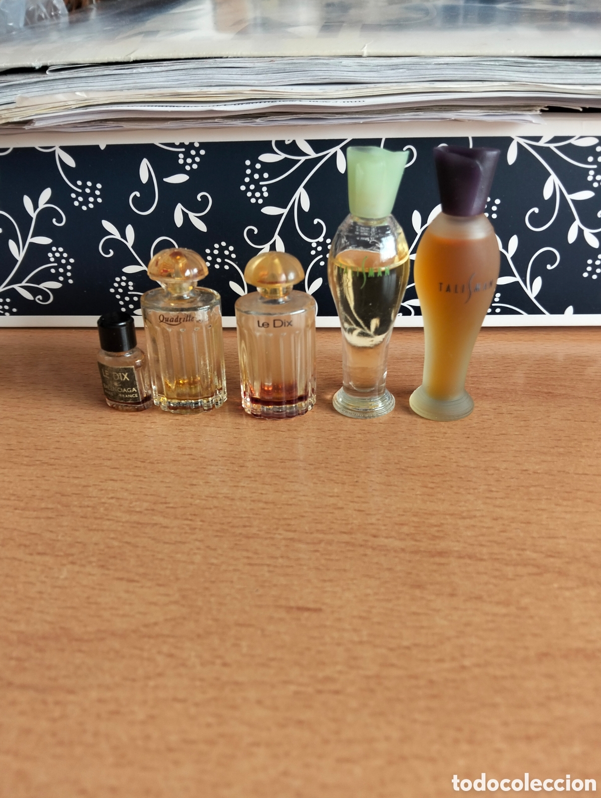 Miniaturas de perfumes antiguos: Balenciaga lote vintage