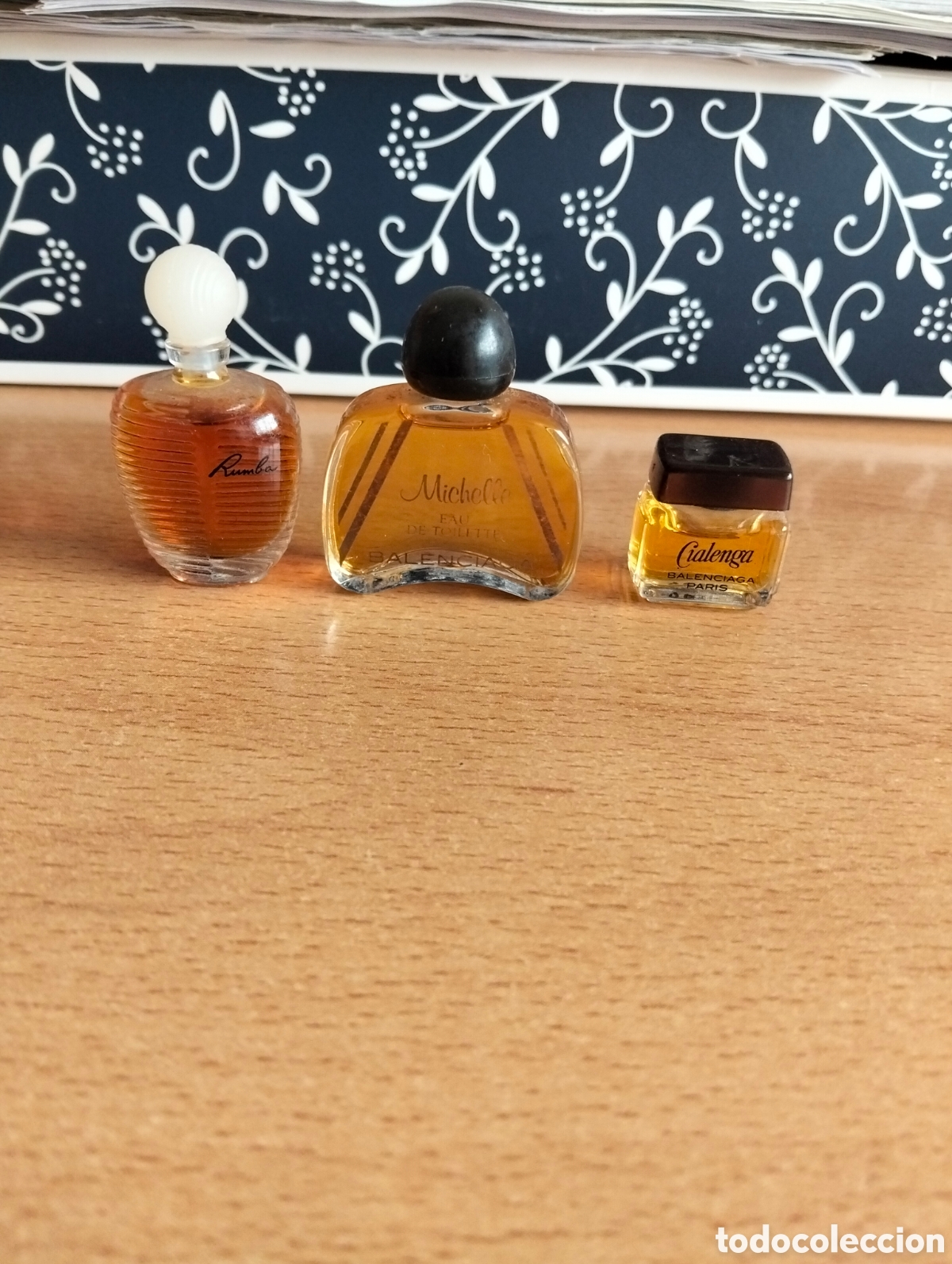 Miniaturas de perfumes antiguos: Balenciaga lote vintage 3 miniaturas