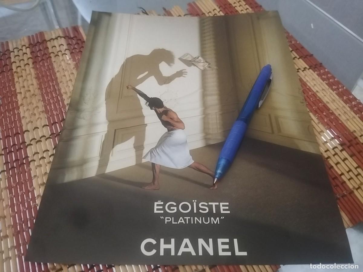 Miniaturas de perfumes antiguos: EGO&Iuml;STE PLATINUM CHANEL PERFUME COLONIA CLIPPING HOJA ANUNCIO PUBLICIDAD REVISTA ALEMANA 1994