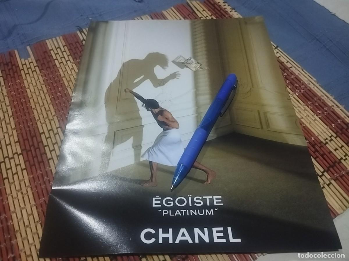 Miniaturas de perfumes antiguos: EGO&Iuml;STE PLATINUM CHANEL CLIPPING HOJA ANUNCIO PUBLICIDAD REVISTA ALEMANA 1994