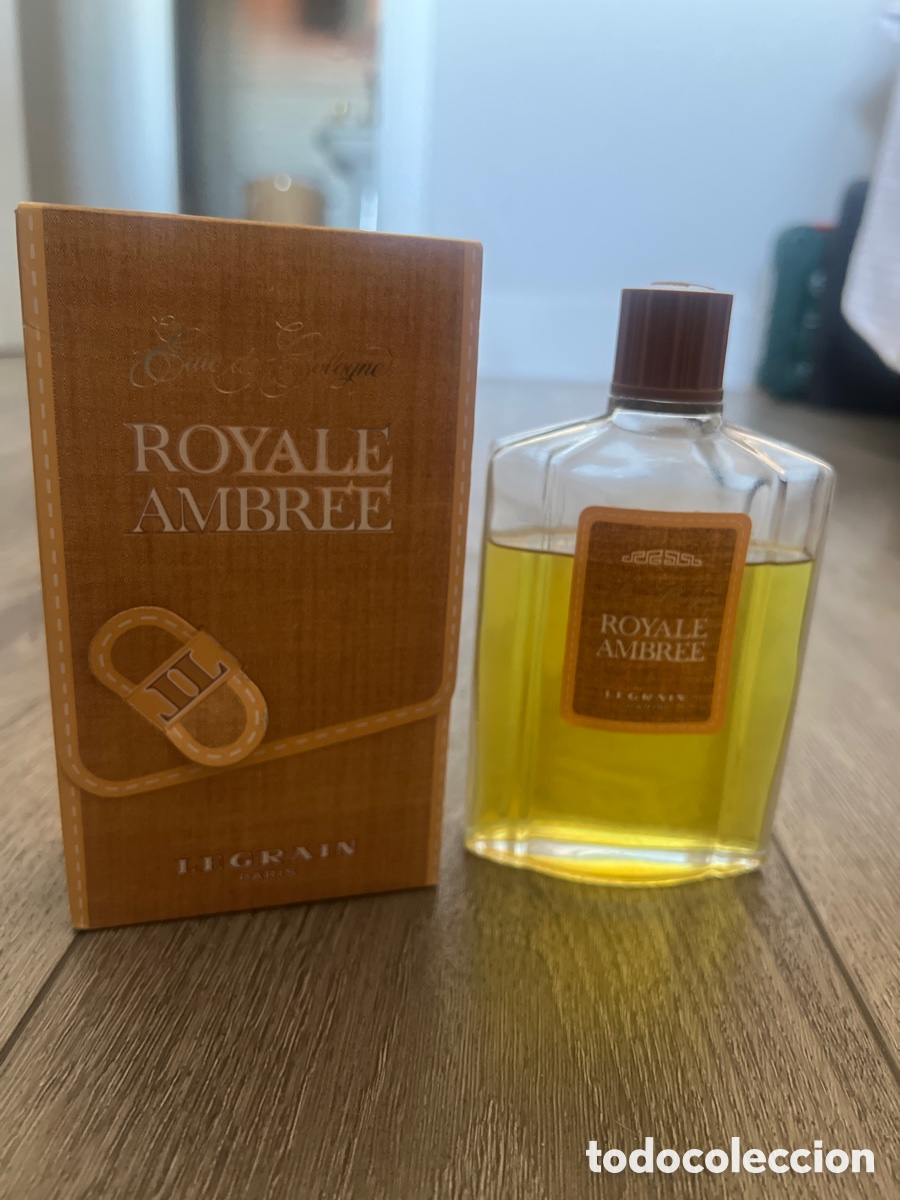 Miniaturas de perfumes antiguos: Eau de cologne Royale Amberee - Foto 2