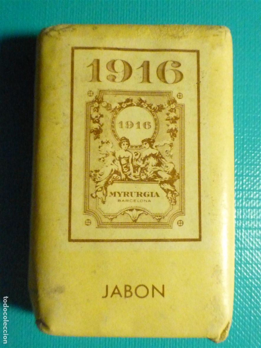 Miniaturen von alten Parf&uuml;men: Pastilla de Jab&oacute;n - Myrurgia 1916 - Iberia - L&iacute;neas aereas - 15 gramos