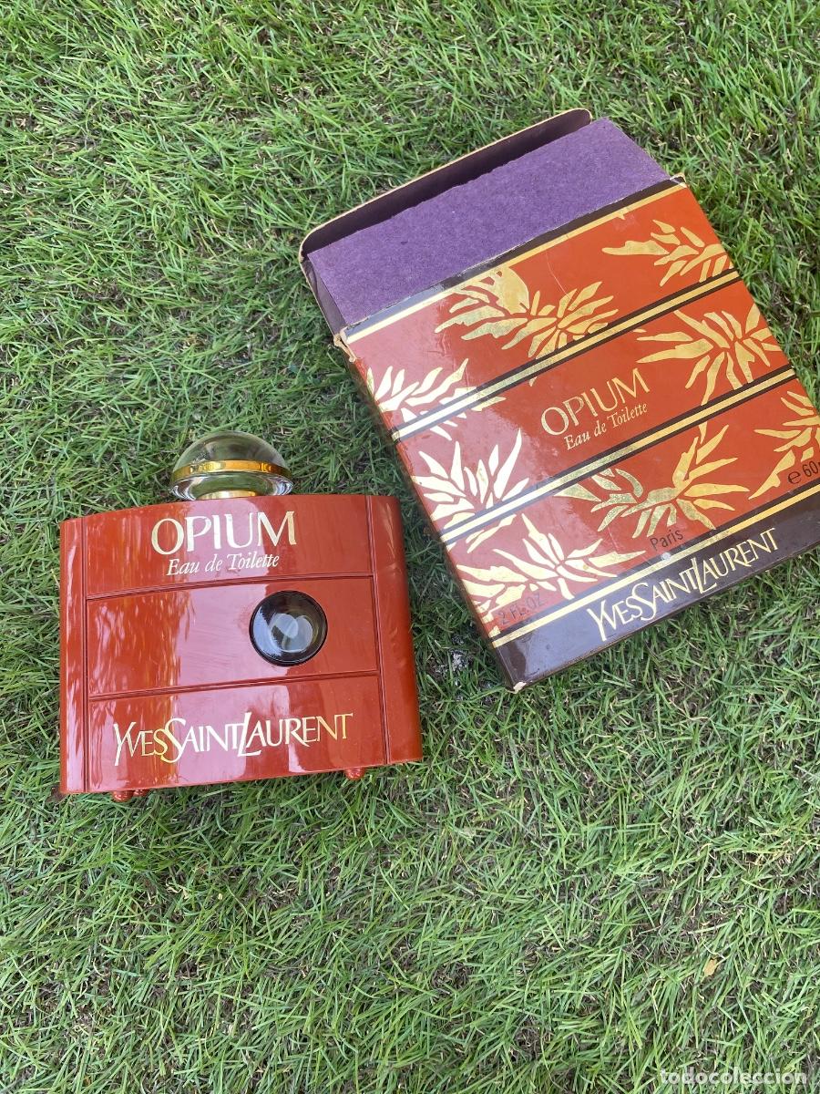 Miniaturas de perfumes antiguos: Opium Yves Saint Laurent EAU toilette vintage
