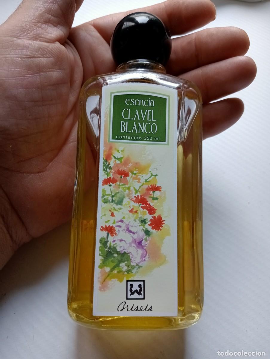 Miniaturas de perfumes antiguos: FRASCO PERFUME ESENCIA CLAVEL BLANCO BRISEIS 250 ml. COLONIA VINTAGE ANTIGUA