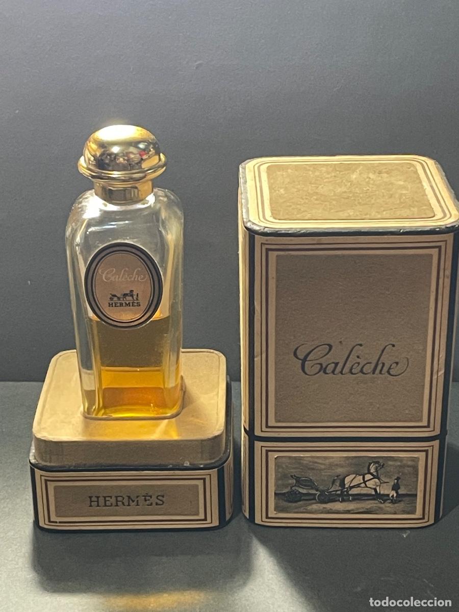 Miniaturas de perfumes antiguos: CAL&Eacute;CHE - HERM&Eacute;S . BOTELLA DE PERFUME CON SU ESTUCHE , A&Ntilde;OS 70/80 SIN CODIGO DE BARRAS , 1/2 BOTELLA