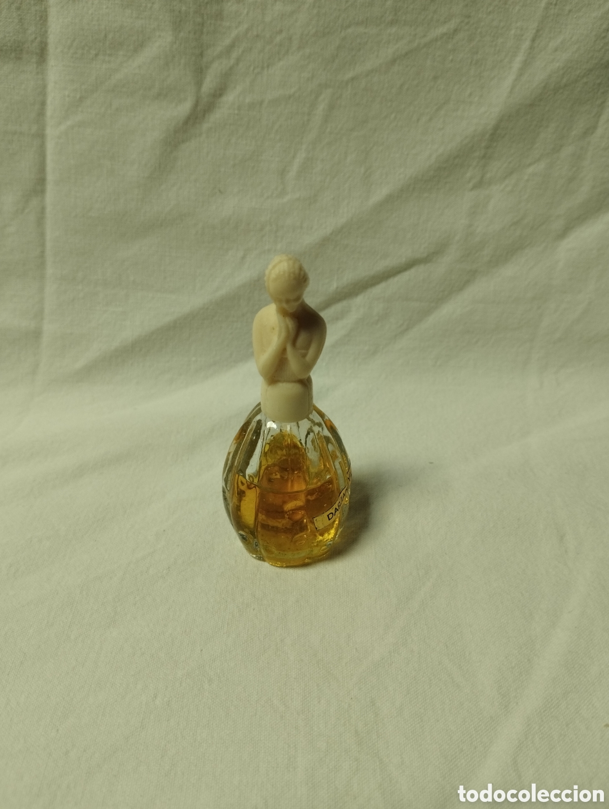 Miniaturas de perfumes antiguos: MINIATURA PERFUME COLONIA DARJANTYL , MEDIDA ALTO 7 CM.