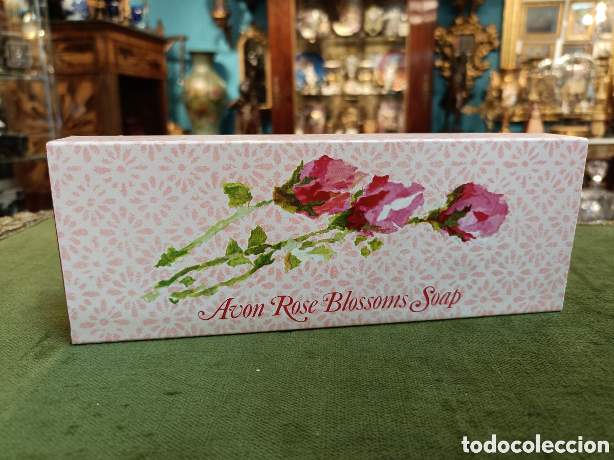 Miniaturas de perfumes antiguos: CAJA JABONES PERFUMADOS AVON . NUEVO EN SU CAJA .A&Ntilde;OS 60-70. STOCK DE TIENDA.