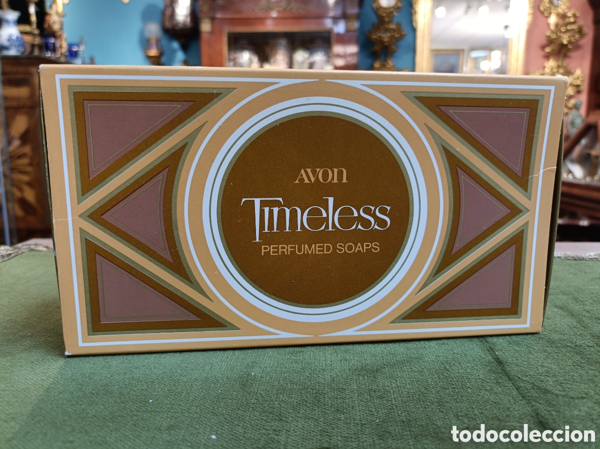 Miniaturas de perfumes antiguos: CAJA JABONES PERFUMADOS AVON . NUEVO EN SU CAJA .A&Ntilde;OS 60-70. STOCK DE TIENDA.
