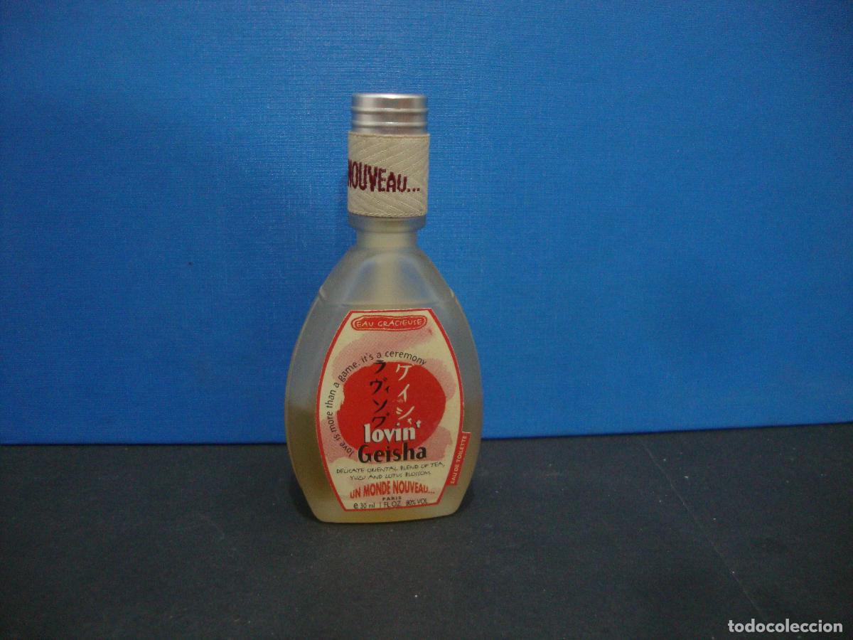 Miniaturas de perfumes antiguos: EAU TOILETTE LOVIN GEISHA