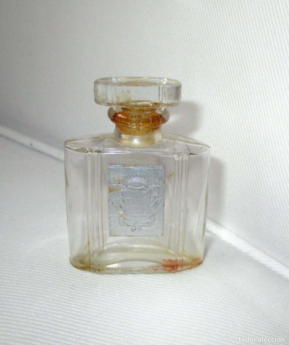 Miniature di profumi antiche: JOURDAIN PAR&Iacute;S. ANTIGUA MINIATURA DE PERFUME CON TAP&Oacute;N DE CRISTAL.