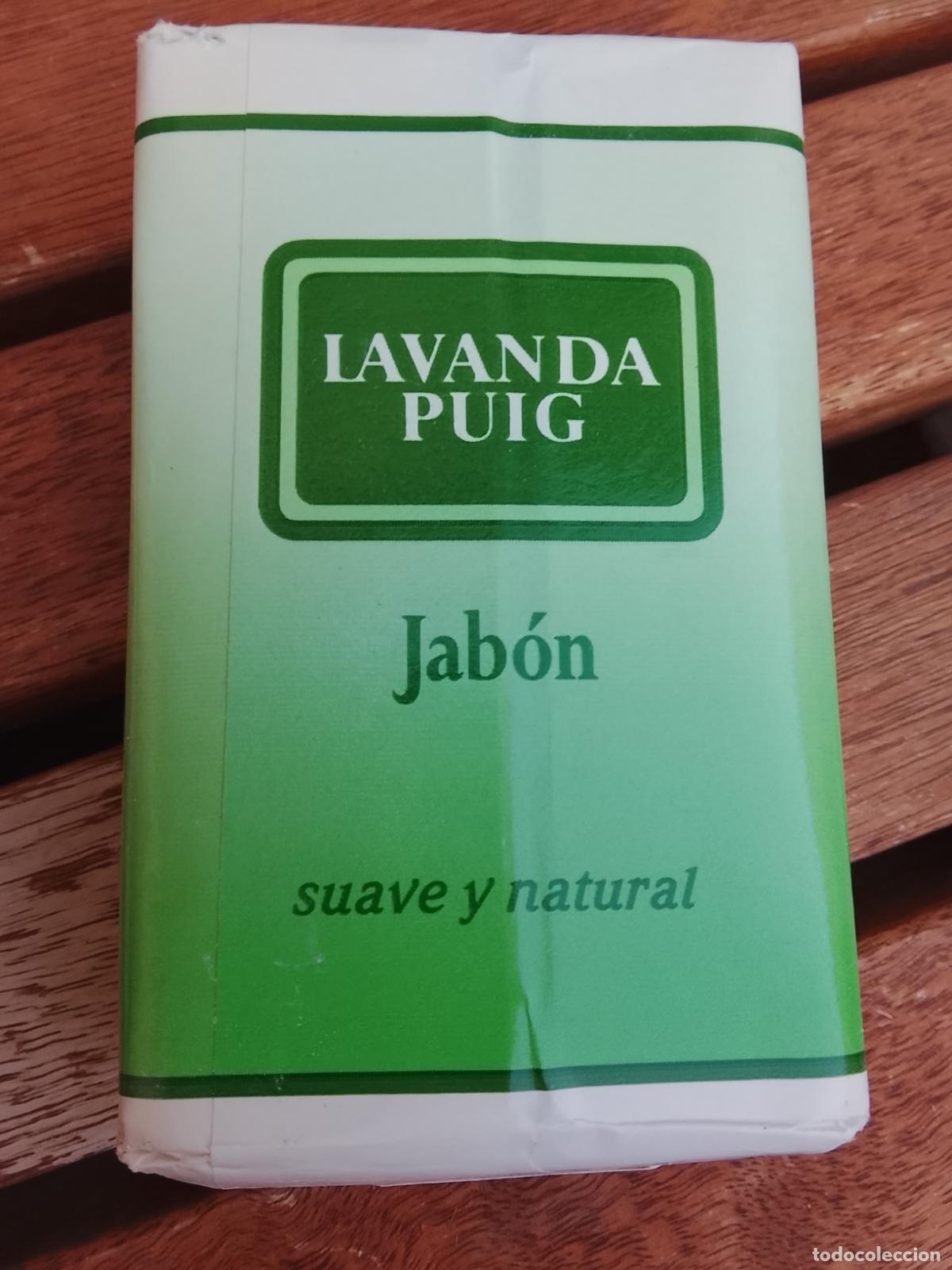 Miniaturas de perfumes antiguos: Pastilla de Jab&oacute;n LAVANDA PUIG 125g - Nueva a Estrenar (A&ntilde;os 80/90)