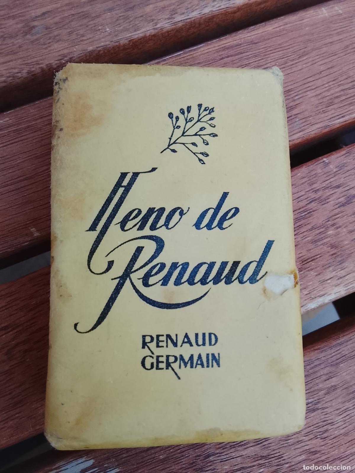 Miniaturas de perfumes antiguos: Antigua pastilla de jab&oacute;n HENO DE RENAUD - Renaud Germain (Barcelona) - Vintage / A&ntilde;os 50-60