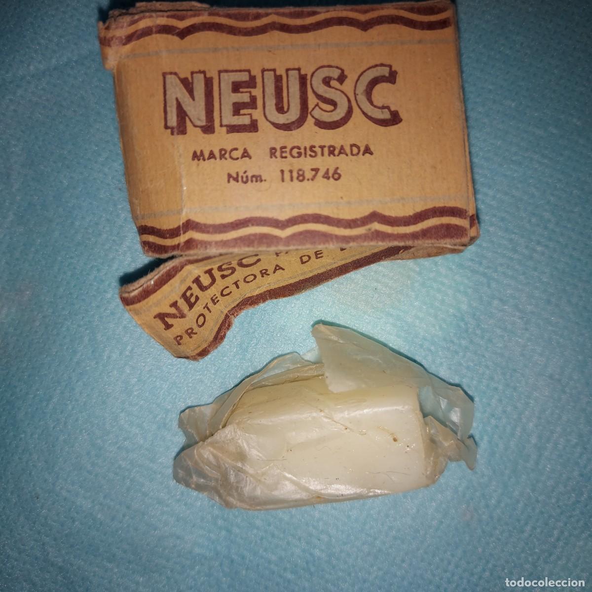 Miniaturas de perfumes antiguos: ANTIGUA CAJA NEUSC LABORATORIOS VICH 10 PTAS PRECINTADA ORIGEN ALTA COSMESTICA