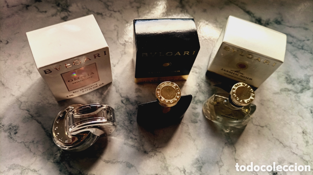 Miniaturas de perfumes antiguos: Pack miniaturas Bulgari - Foto 3