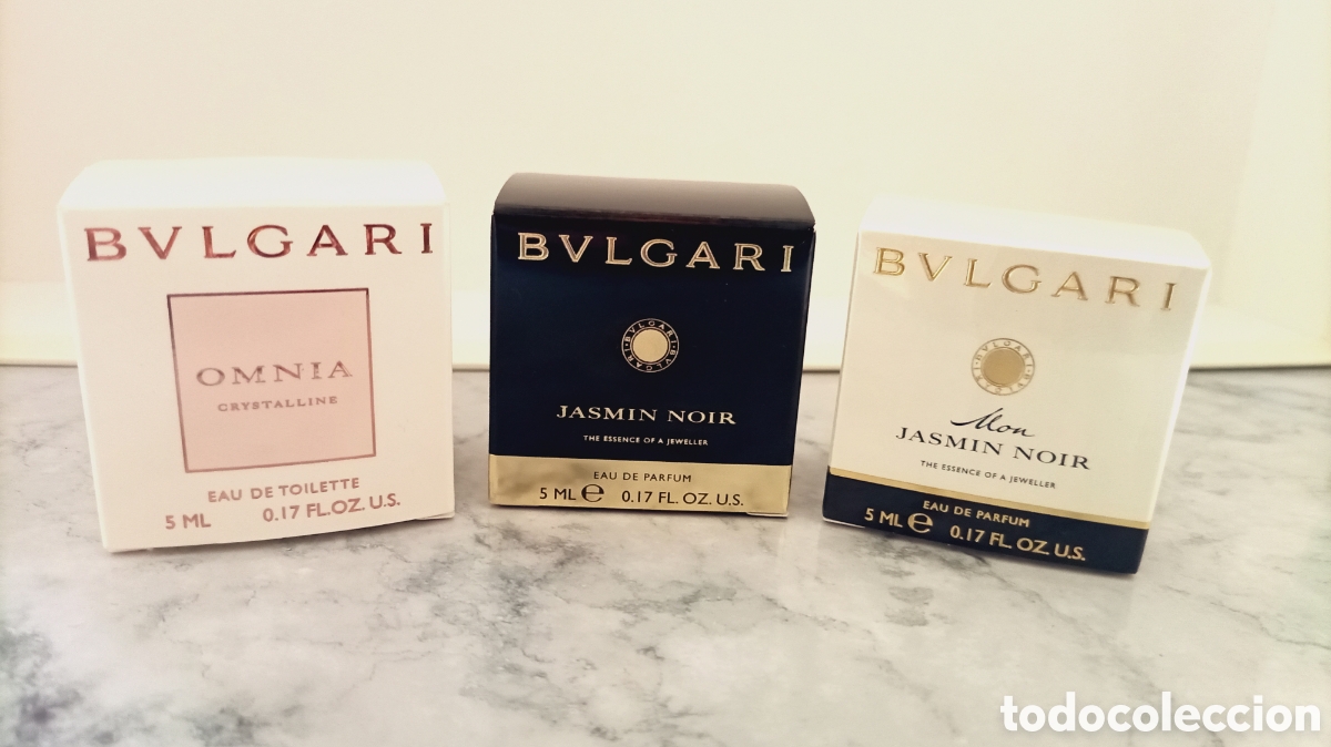 Miniaturas de perfumes antiguos: Pack miniaturas Bulgari