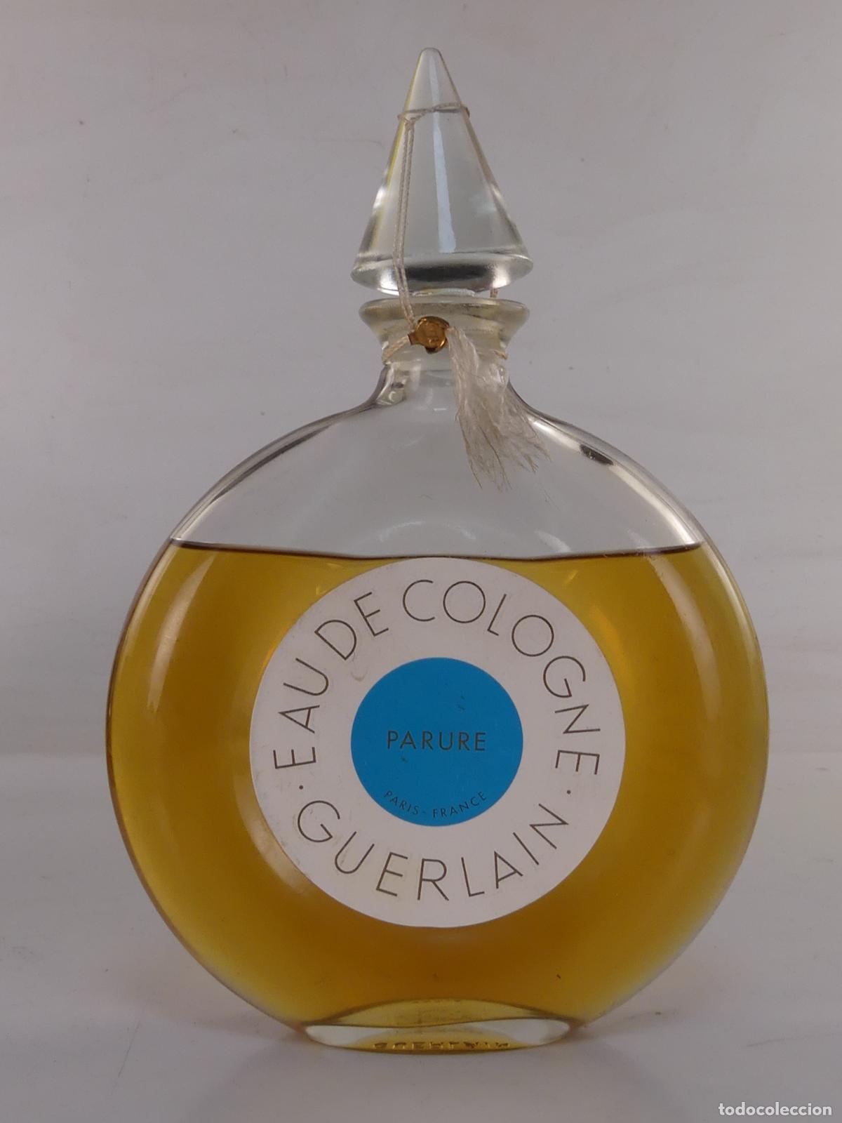 Miniatures of antique perfumes: BOTELLA FRASCO DE EAU DE COLOGNE GUERLAIN - PARURE