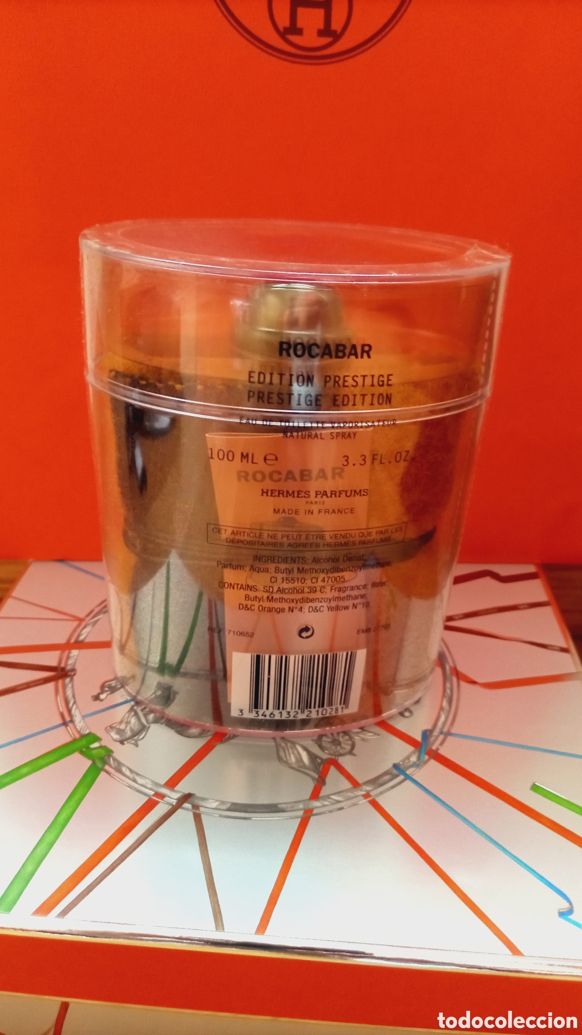 Miniaturas de perfumes antiguos: Rocabar Prestige Edition Herm&egrave;s Mint - Foto 3