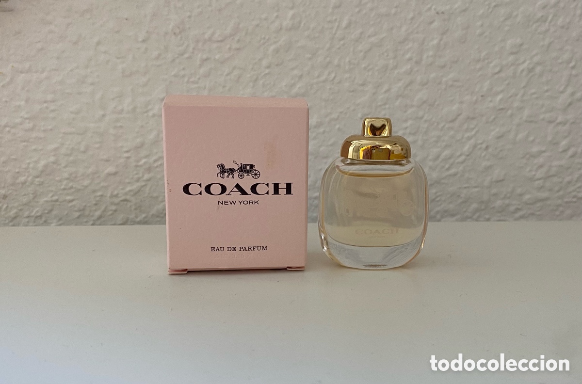 Miniaturas de perfumes antiguos: MINIATURA PERFUME COACH NEW YORK EDP 4,5 ML - A&Ntilde;O 2016 - NUEVA SIN ABRIR CON CAJA