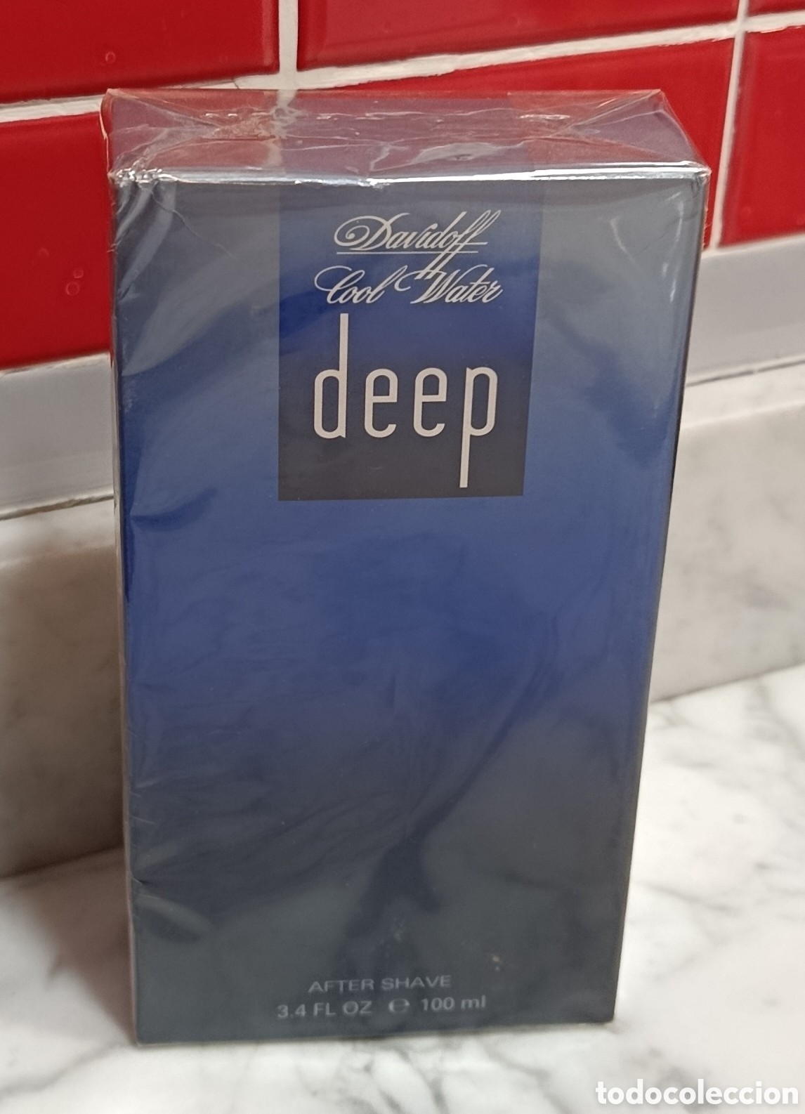 Miniaturas de perfumes antiguos: Davidoff Cool Water Deep - After Shave Loci&oacute;n , VINTAGE.