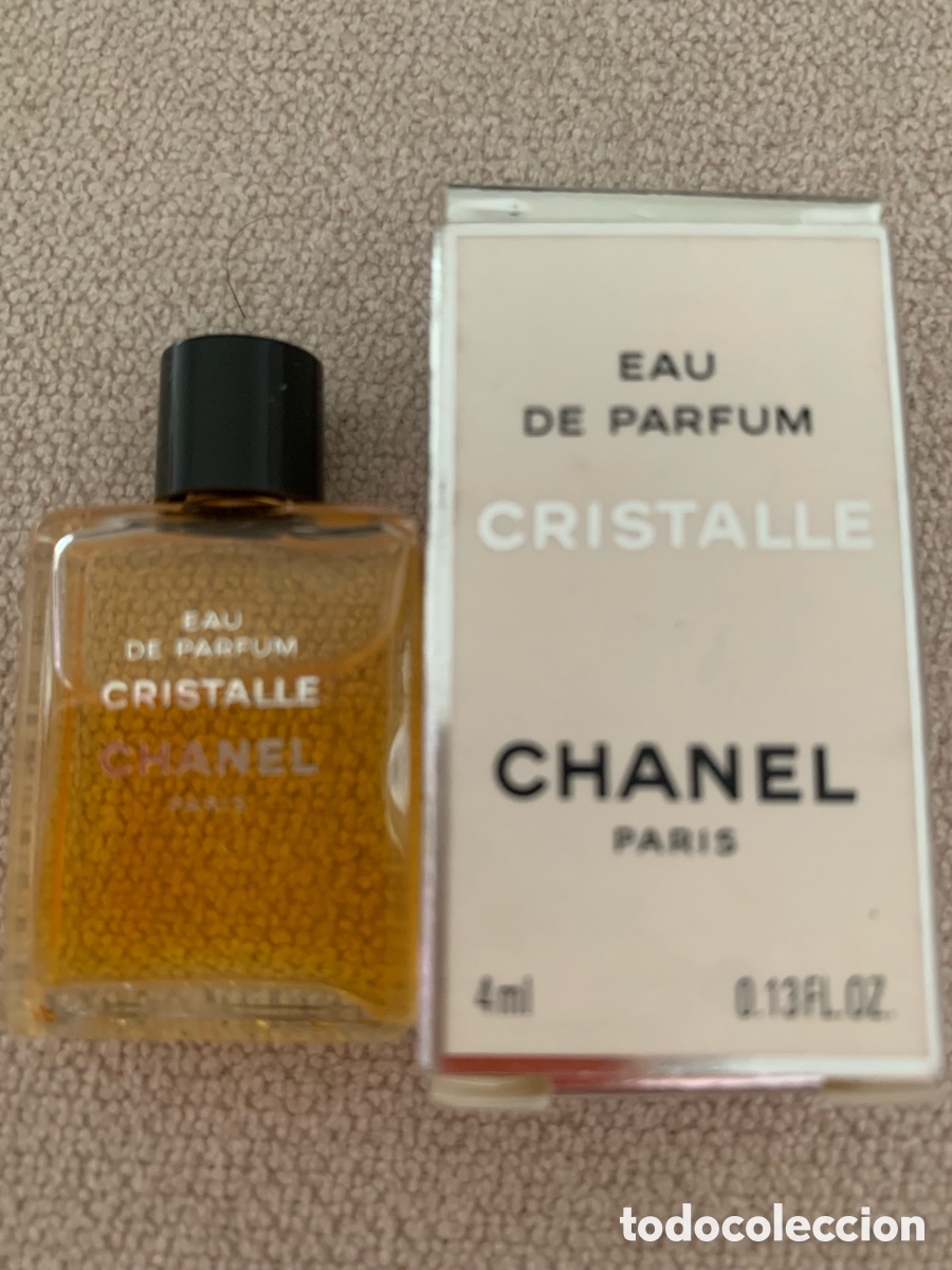 Miniaturas de perfumes antiguos: Miniatura Chanel Cristalle Eau de Parfum 4 ml vintage con caja