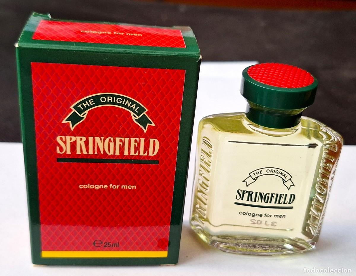 Miniaturas de perfumes antiguos: MINIATURA EAU DE COLOGNE FOR MEN 25 ML DE ORIGINAL SPRINGFIELD - DIFICIL DE ENCONTRAR