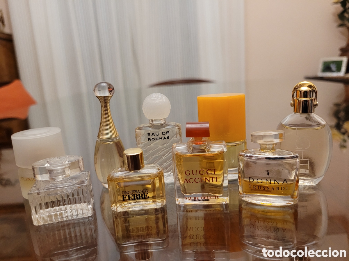 Miniature di profumi antiche: MINIATURAS DE PERFUMES : lote de 9 miniaturas de distintas marcas