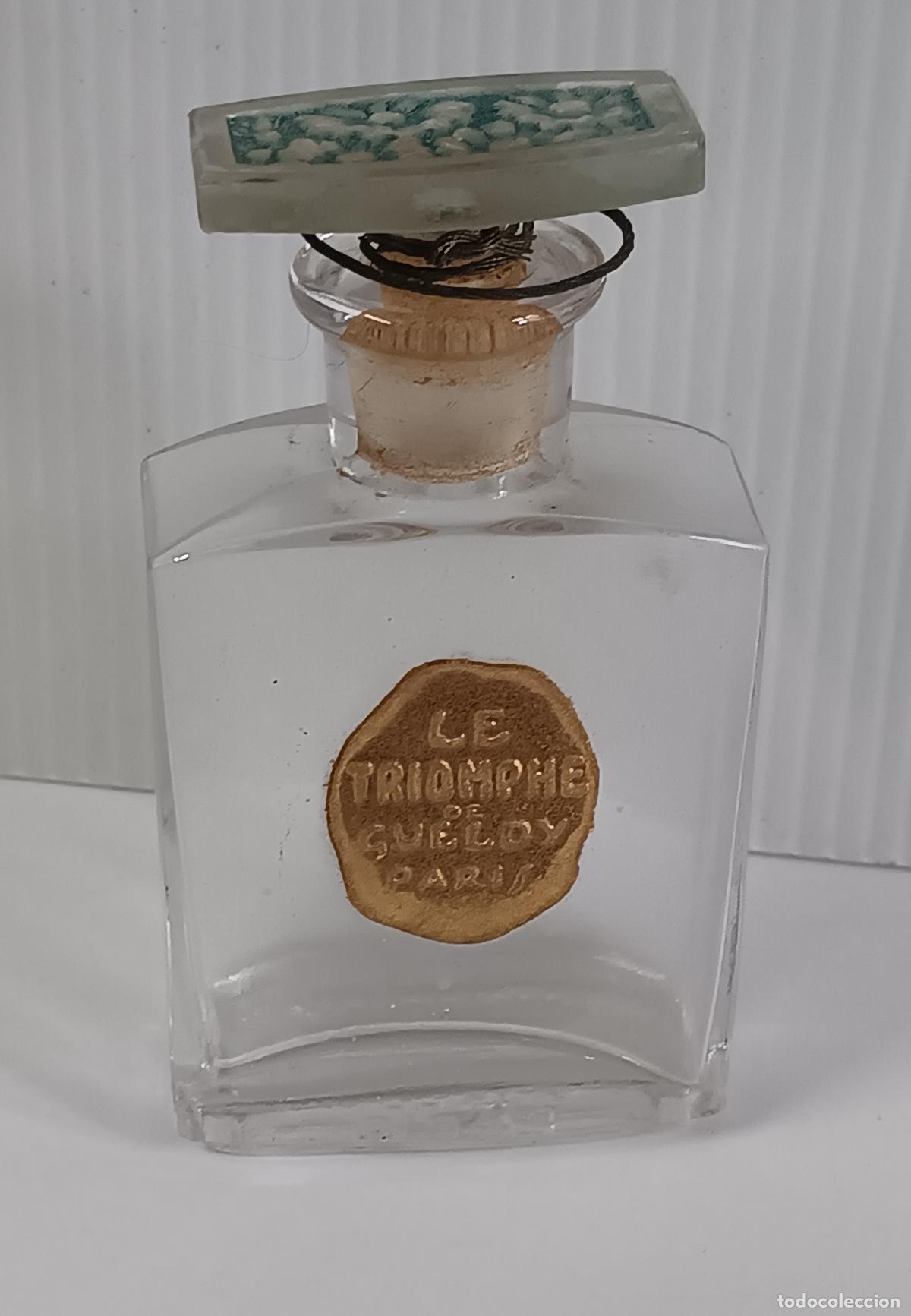 Miniaturas de perfumes antiguos: BOTELLA DE PERFUME LE TRIOMPHE DE GUELOY PARIS