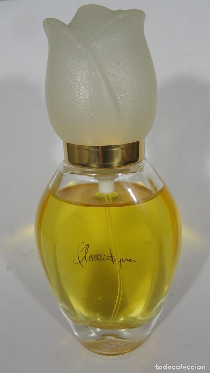 Miniaturas de perfumes antiguos: ANTIGUA EAU DE TOILETTE, FLORENTYNA, 30cl, CASI LLENA, VER FOTOS